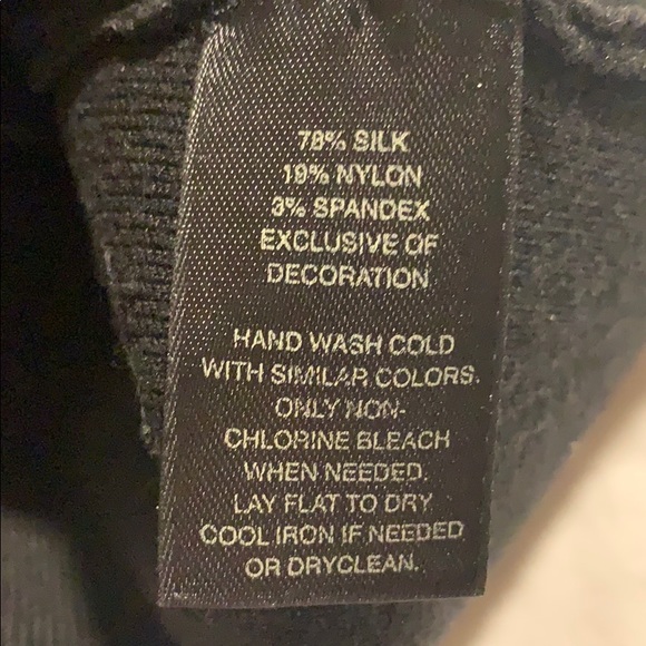 WHBM silk/spandex blend 🔝 ⚫️⚪️💎 - Picture 4 of 5